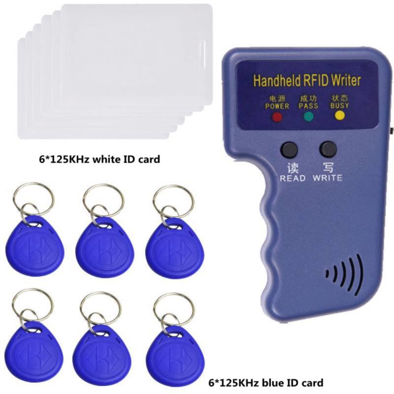 RFID 복사기 카드 판독기 125KHz EM4100 복사기 작가 비디오 프로그래머 T5577 재기록 가능한 ID Keyfobs EM4305 태그 액세스 카드